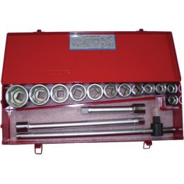 Dugókulcs készlet 3/4" ( fém kazetta ) 21-50 mm 15 részes,  6 szög termék fő termékképe