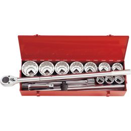 Dugókulcs készlet 1" ( fém kazetta ) 36-80 mm 15 részes,  12 szög termék fő termékképe