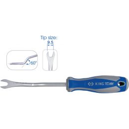 Ajtókárpit kiszedo, villás, döntött (60°) L= 260 mm, L1= 9,5 mm 60° termék fő termékképe