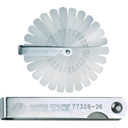 Hézagméro készlet, L= 76 mm, 26 lap, inch/col 0,0015"-0,025" termék fő termékképe