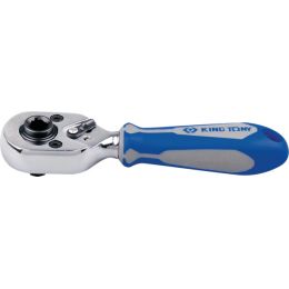 Racsnis hajtókar 1/4" irányváltós, bittartó, Mini 1/4" Z=72, L=111 mm termék fő termékképe