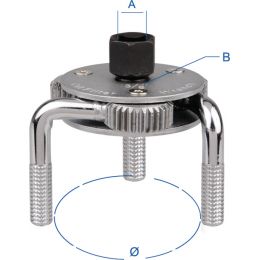 Olajszuro leszedo 3 körmös, 3/8"+1/2" 75-120 mm termék fő termékképe