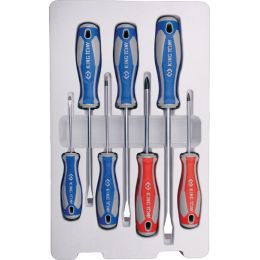 Csavarhúzó készlet, lapos, PH, kétkomponensu nyél 7 részes termék fő termékképe