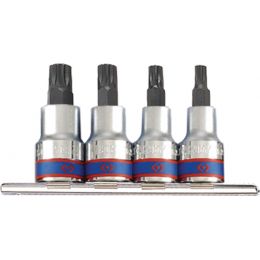 Rátuzokulcs készlet 1/2" XZN, tartósínen M6-M12, L= 60 mm, 4 részes termék fő termékképe