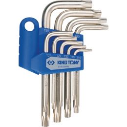 TORX BO kulcs készlet, krómozott TXBO10-TXBO50 9 részes termék fő termékképe