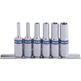 Dugókulcs készlet 3/8" TORX-E, tartósínen E4-E14 L=63 mm 6 részes termék fő termékképe