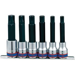 Rátuzokulcs készlet 1/2" RIBE, hosszú, tartósínen M9-M16, 6 részes L = 100 mm termék fő termékképe