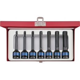 Rátuzokulcs készlet 1/2" hatszög, gépi 4-14 mm L= 100 mm 7 részes termék fő termékképe