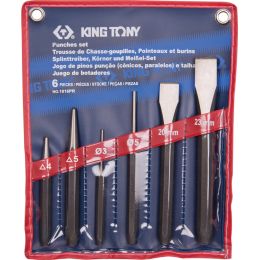 Vágó-pontozó-csapszegkiüto készlet 6 részes Pontozó:4, 5mm,Csapszegkiüto:3, 5 mm,Vágó:20, 23mm termék fő termékképe
