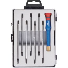 Muszerész csavarhúzó klt., cserélheto penge PH00-PH1, TX6-TX15 8 részes termék fő termékképe