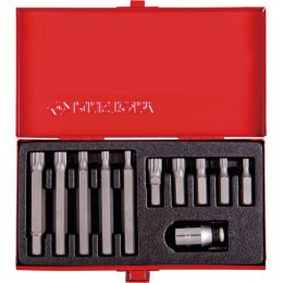 Bit készlet, 10mm-es, rátuzo adapterrel XZN M5, M6, M8, M10, M12 termék fő termékképe