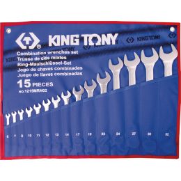 Csillag-villáskulcs készlet mua. rollnis 6-32 mm 15 részes termék fő termékképe