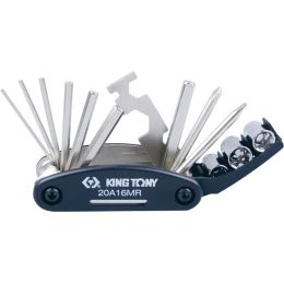 Kerékpárszerelo készlet, bicska M8,9,10, PH2, SW2-SW6, 16 részes termék fő termékképe