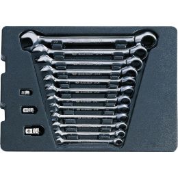 Modul Racsnis csillag-villáskulcs készlet 8-22 mm,  15 részes termék fő termékképe