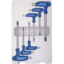 TORX kulcs készlet, T-nyelu, 2 végu TX10-40 6 részes bliszter termék fő termékképe
