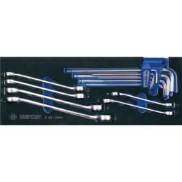 Modul Fékcsokulcs és hatszögkulcs készlet, colos A5/16"-7/8", AF1/16-3/8", 15 részes termék fő termékképe