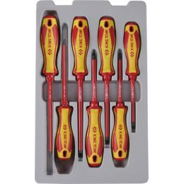 Szigetelt csavarhúzó készlet, 1000V FL1-FL6.5 mm, PH1-PH2 7 részes termék fő termékképe