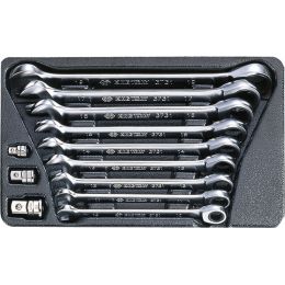 Modul Racsnis csillag-villáskulcs készlet 10-19 mm,  12 részes termék fő termékképe