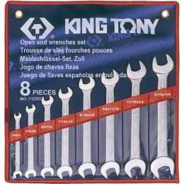 Villáskulcs készlet, colos ( rollni ) AF1/4"x5/16" - 13/16x7/8" 8 részes termék fő termékképe