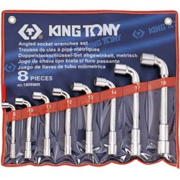 Pipakulcs készlet ( rollni ), 6/12 szög 8-19 mm 8 részes termék fő termékképe