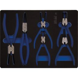 Modul Seegergyuru fogó készlet K-B/E-H 6 részes, 19-100mm termék fő termékképe