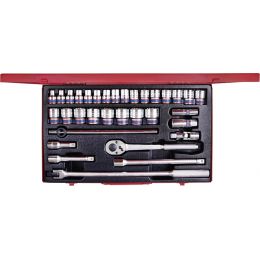 Dugókulcs készlet 1/2" ( fém kazetta ) 8-32 mm 33 részes, 12 szög termék fő termékképe