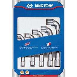 Pipakulcs készlet ( doboz ), 6/12 szög 10-17 mm 5 részes termék fő termékképe