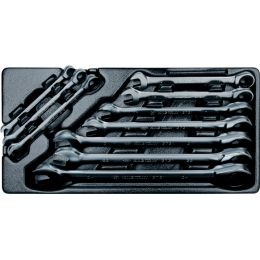 Modul Racsnis csillag-villáskulcs készlet 8-24 mm, 10 részes termék fő termékképe