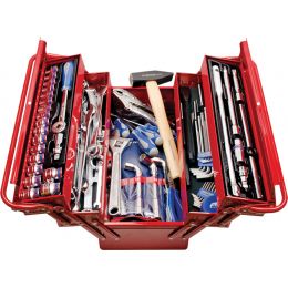 Szerszámkészlet szétnyitható szerszámos ládában 103 részes, 470x220x260 termék fő termékképe