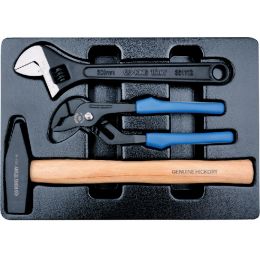 Modul Kalapács, vízpumpa fogó, csavarkulcs klt. 3 részes termék fő termékképe