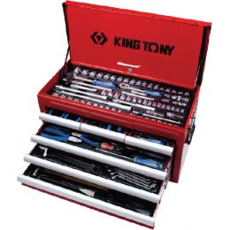 Szerszámkészlet 3 fiókos szerszámos ládában 219 részes, termék fő termékképe