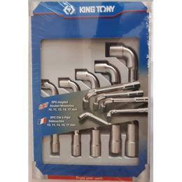 Pipakulcs készlet ( rollni ), 6 szög 10-17 mm 5 részes termék fő termékképe