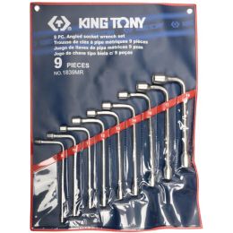 Pipakulcs készlet ( rollni ), 6 szög 8-19 mm 9 részes termék fő termékképe