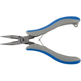 Félkerekcsorú fogó, vágóéllel 138 mm, nyitórugóval termék fő termékképe