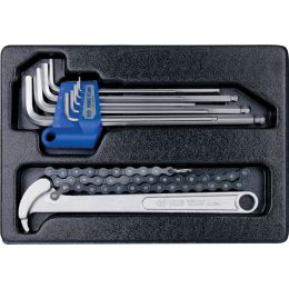 Modul Extra hosszú gömbvégu hatszögkulcs készlet 1,5-10 mm, 9 részes termék fő termékképe