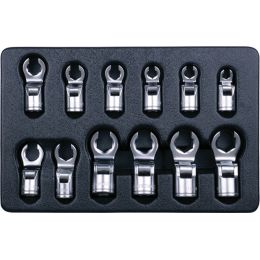 Modul Fékcsokulcsfej készlet, csuklós 3/8" 8-19 mm, 12 részes termék fő termékképe