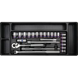 Modul Dugókulcs készlet, 1/2", 6 szög 8-32 mm, 24 részes termék fő termékképe