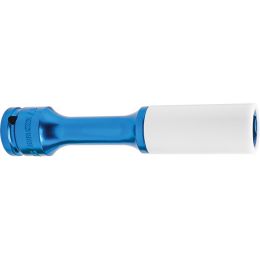 Dugókulcs 1/2" gépi extra hosszú, 6 szög, vékony 17 mm L=150 mm, muanyag bevonatú, Alu-felnihez termék fő termékképe