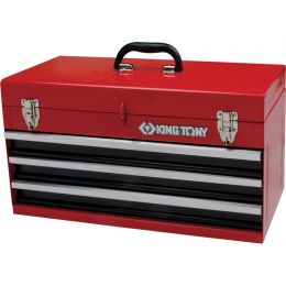 Szerszámos láda, fém,  3 fiókos, üres 535x220x290 termék fő termékképe