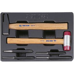 Modul Kalapács, lemezlyukasztó, csapszegkiüto klt. 6 részes termék fő termékképe