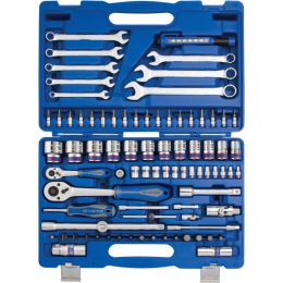 Szerszámkészlet, muanyag kofferben, 1/4"+1/2" 83 részes termék fő termékképe