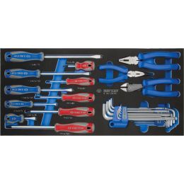 Modul Csavarhúzó, fogó, hatszögkulcs készlet 29 részes, EVA termék fő termékképe