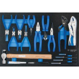 Modul Fogó, kalapács, csapszegkiüto, vágó klt. 17 részes termék fő termékképe