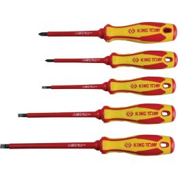 Szigetelt csavarhúzó készlet, 1000V FL4-FL6.5 mm, PH1-PH2 5 részes termék fő termékképe