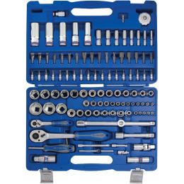 Szerszámkészlet, muanyag kofferben, 1/4"+1/2" 110 részes termék fő termékképe