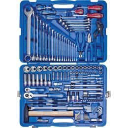 Szerszámkészlet, muanyag kofferben, 1/4"+1/2" 128 részes termék fő termékképe