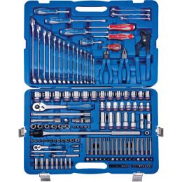 Szerszámkészlet, muanyag kofferben, 1/4"+1/2" 153 részes termék fő termékképe