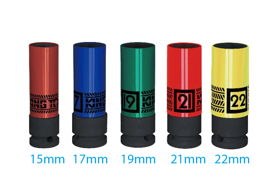 Gépi hosszú dugókulcs vékonyfalú műanyag bevonatú 1/2˝ 17mm 494517M termék fő termékképe