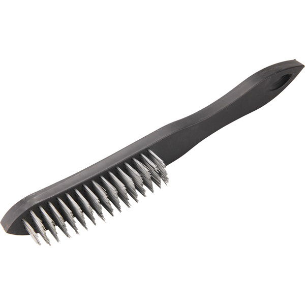 acélkefe, 5 soros, 290mm, acélhuzal, PP fogantyú termék fő termékképe