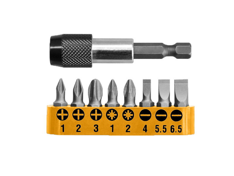 INGCO Bithegy készlet 25 mm 9 részes S2 termék fő termékképe